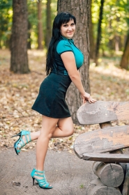 Alena from Cherkassy, 34 years, with green eyes, black hair, Christian. #6