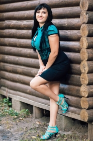 Alena from Cherkassy, 34 years, with green eyes, black hair, Christian. #13