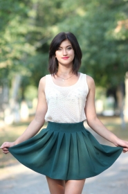 Zhanna from Lugansk, 25 years, with green eyes, black hair, Christian, -. #9