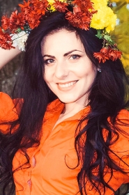 Marina from Pawlohrad, 40 years, with brown eyes, black hair, Christian, manager. #14
