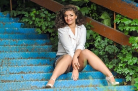 Oksana from Poltava, 31 years, with brown eyes, light brown hair, Christian, fitness trainer. #8
