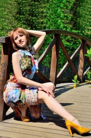 Katya from Cherkassy, 33 years, with green eyes, light brown hair, Christian, landscaper. #10