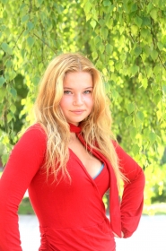 Zoya from Kiev, 29 years, with grey eyes, blonde hair, Christian, floristics. #1