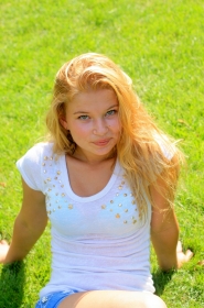 Zoya from Kiev, 29 years, with grey eyes, blonde hair, Christian, floristics. #4