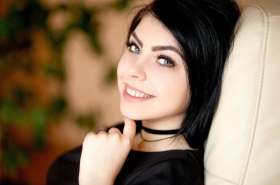 Angelica from Melitopol, 28 years, with blue eyes, black hair, Christian, English teacher at school. #2