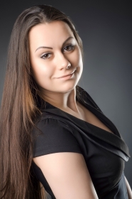 Kristina from Nikolaev, 34 years, with hazel eyes, black hair, Christian, accountant. #10