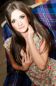 Anna from Cherkassy, 29 years, with green eyes, dark brown hair, Christian. #2