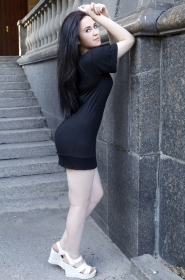 Irina from Lugansk, 29 years, with blue eyes, black hair, Christian, Speech therapist. #3