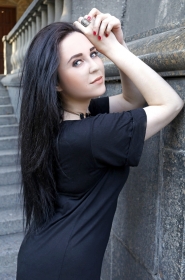 Irina from Lugansk, 29 years, with blue eyes, black hair, Christian, Speech therapist. #4