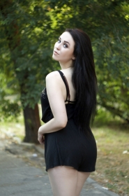 Irina from Lugansk, 29 years, with blue eyes, black hair, Christian, Speech therapist. #9