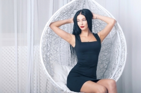 Anastacia from Kharkiv, 34 years, with grey eyes, black hair, Christian, Sales, Marketing. #12