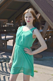 Elena from Cherkassy, 26 years, with green eyes, light brown hair, Christian. #5