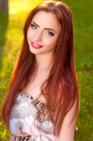 Liliya from Poltava, 29 years, with green eyes, red hair, Christian, dentist assistant. #1