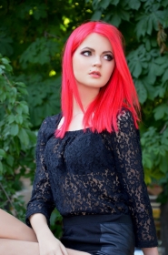 Aleksandra from Zaporozhye, 27 years, with green eyes, red hair, Christian, Hairdresser. #1