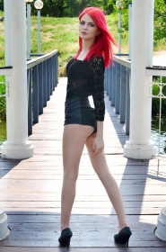 Aleksandra from Zaporozhye, 27 years, with green eyes, red hair, Christian, Hairdresser. #3