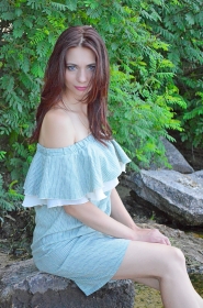 Kristina from Zaporozhye, 36 years, with blue eyes, dark brown hair, Christian, Seller. #15