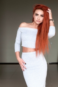 Olga from Poltava, 36 years, with green eyes, red hair, Christian, dance trainer. #9
