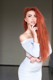 Olga from Poltava, 36 years, with green eyes, red hair, Christian, dance trainer. #10