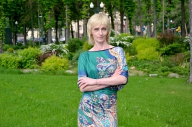 Irina from Kharkov, 48 years, with grey eyes, blonde hair, Christian, doctor. #5