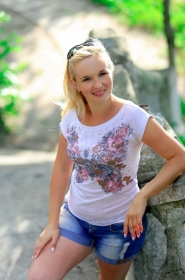 Svetlana from Nikolaev, 41 years, with green eyes, blonde hair, Christian, manicurist. #1