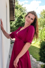 Nina from Khrystynivka, 31 years, with green eyes, dark brown hair, Christian. #9