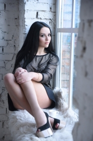 Violetta from Kiev, 27 years, with grey eyes, black hair, Christian. #6
