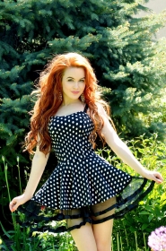 Juliya from Kharkov, 29 years, with green eyes, red hair, Christian, dancer. #3