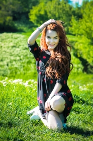 Juliya from Kharkov, 29 years, with green eyes, red hair, Christian, dancer. #10