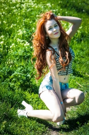 Juliya from Kharkov, 29 years, with green eyes, red hair, Christian, dancer. #13