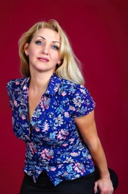 Irina from Odessa, 49 years, with blue eyes, blonde hair, Christian, Economist. #4