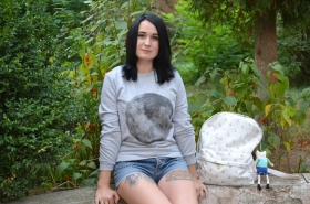 Yustina from Chernovtsy, 28 years, with grey eyes, dark brown hair, Christian, Philosophy. #9