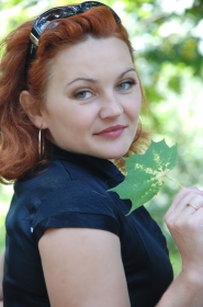 Irina from Mariupol, 49 years, with green eyes, light brown hair, Christian, crane-operator. #7