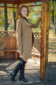Alina from Alchevsk, 30 years, with green eyes, red hair, Christian, student. #10