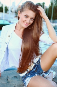 Lyudmila from Nikolaev, 36 years, with blue eyes, dark brown hair, Christian, teacher. #1