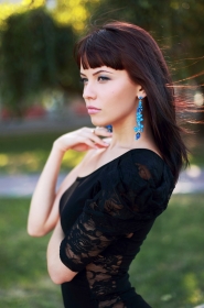 Elena from Melitopol, 31 years, with grey eyes, dark brown hair, Christian, Teacher. #1