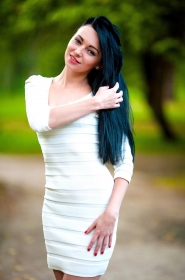 Irina from Kiev, 27 years, with grey eyes, black hair, Christian, masseuse. #1