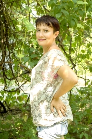 Anna from Nikolaev, 42 years, with brown eyes, dark brown hair, Christian, veterinarian. #2